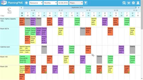 Room Scheduling Software Manage Your Room Activity With Planningpme