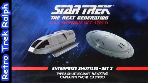 Star Trek Build The Enterprise D Bonus Shuttle Set By Eaglemoss