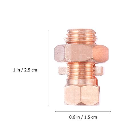 10 Pcs Grounding Split Bolt Connector Manufactured Copper Clamp Wire Ebay