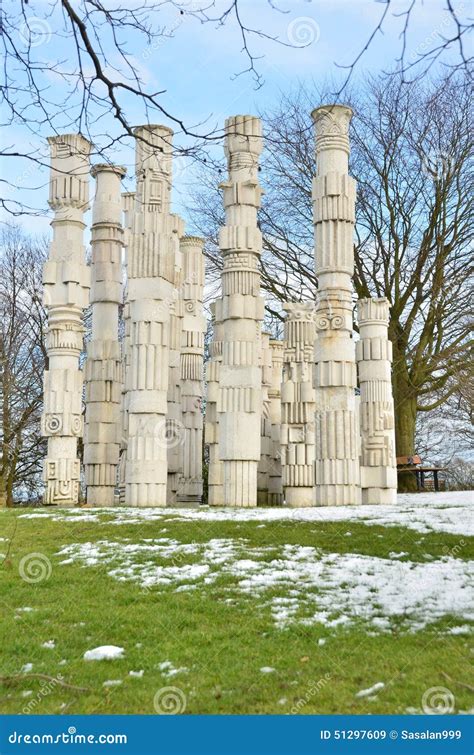 Ornamental Columns Stock Image Image Of Glenrothes Outdoors 51297609