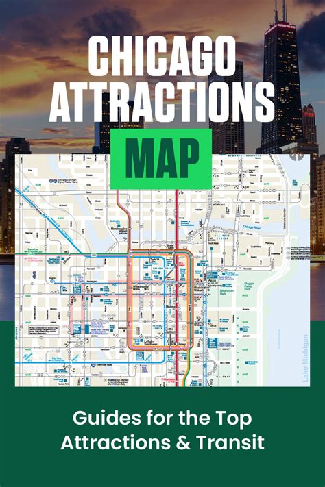 Chicago Attractions Map Guides For Top Attractions And Transit