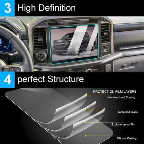 TTCR II For 2021 Ford F150 Screen Protector 12 Inch SYNC4 Touchscreen