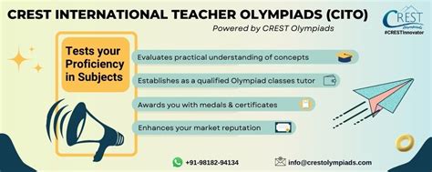 Crest International Teacher Olympiads Cito 2024 Apply Now