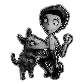 Frankenweenie Pin Set Sparky With Victor Frankenstein