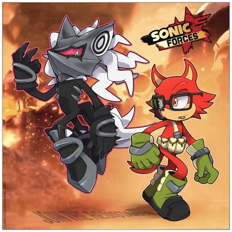 Sonic Forces Infinite And Rookie By Cylent Nite Sonic Sonic Fan Art Sonic The Hedgehog