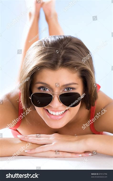 Sexy Girl Sunglasses Bikini Stock Photo 87912796 Shutterstock