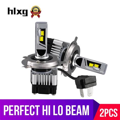 Hlxg Mini Hb Csp Lamp H Led Car Headlights Auto Dual Diode High