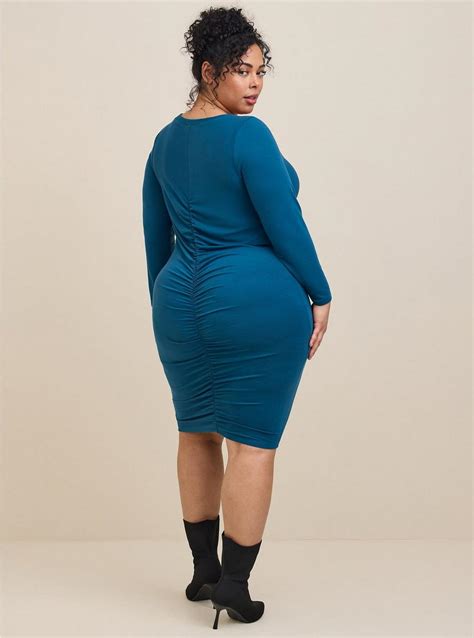 Plus Size Mini Jersey Bodycon Dress Torrid