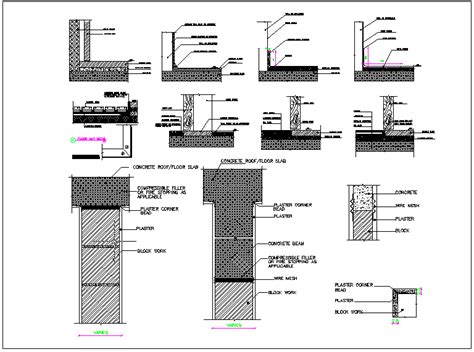 Floor Interior Finishing Detail Dwg File Cadbull