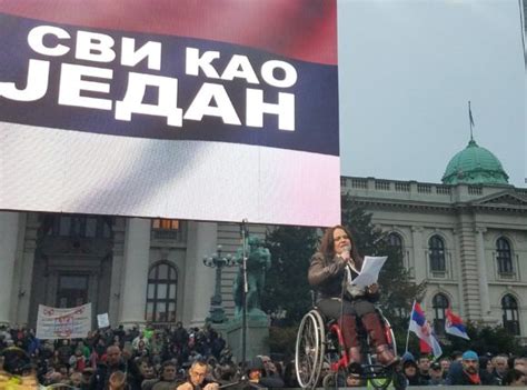 Protest Svi Kao Jedan Jedan Od Pet Miliona U Beogradu Krik