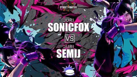 Street Fighter Cb Sf Replay Sonicfox Juri Vs Semij Juri Youtube