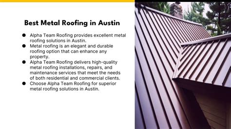 Ppt Austin Metal Roofing Residential Metal Roofing Austin Powerpoint Presentation Id 12242253