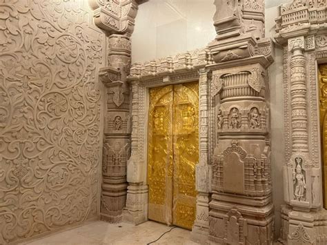 Ram Mandir Golden Doors Photos Released Before Pran Pratishtha 22