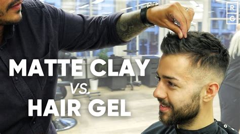 Using Matte Clay Vs Hair Gel For A Natural Look Youtube