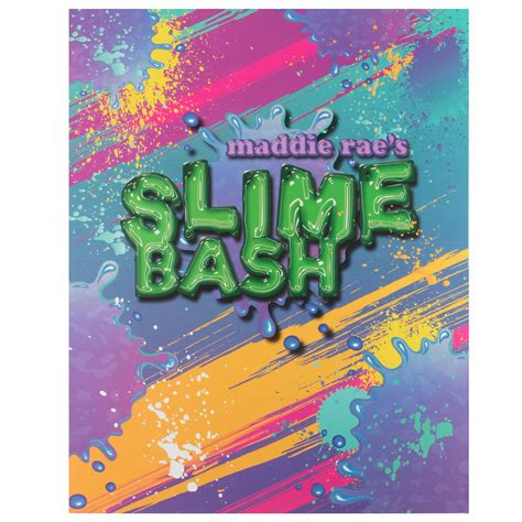 Slime Bash Autograph Posters 16 X 20 Slime Bash