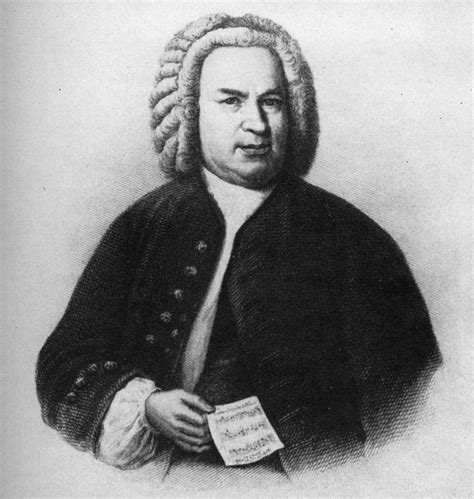 Johann Sebastian Bach 1685 1750 Engraving 1840 By August Weger