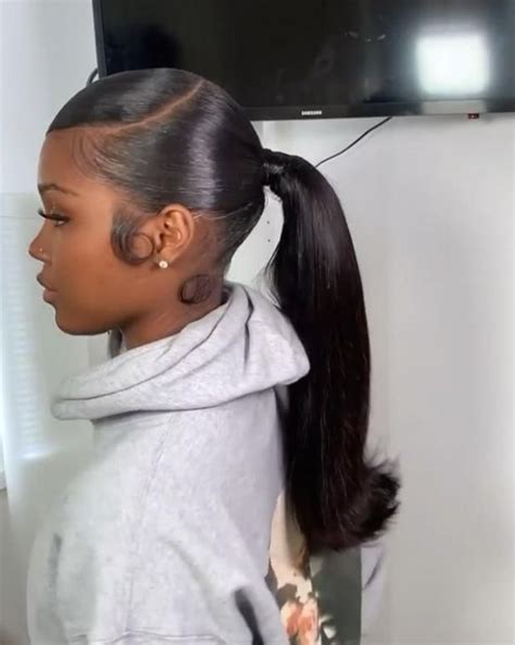 ponytail sew in braid pattern - ShellBrandan