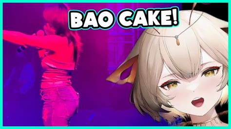 Yuzu Reacts To Bao S Cake Youtube