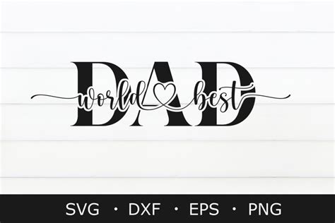 Worlds Best Dad Svg Fathers Day Tile Svg Best Dad Ever Svg