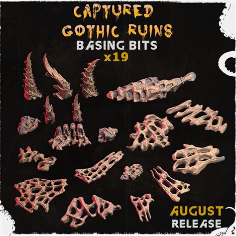 Captured Gothic Ruins Basing Bits – Miniature Horde