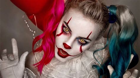 Cos Tober Harley Quinn Meets Pennywise In A Creepy Clown Killer