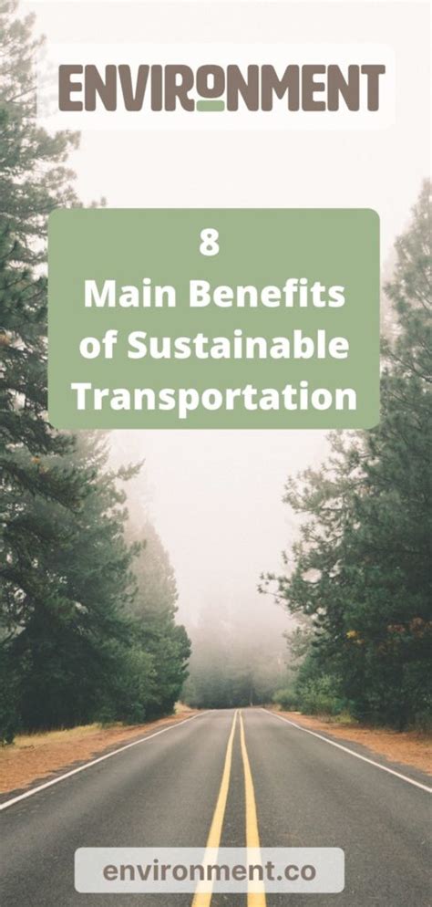 8 Benefits Of Sustainable Transportation Environment Co