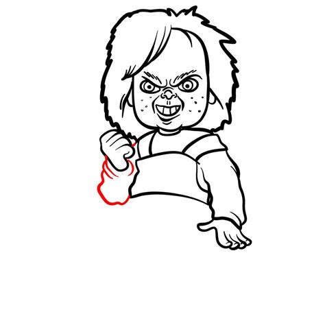 How To Draw Chucky Sketching The Sinister Smile