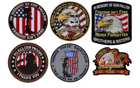 American Patches Embroidered Iron On Patriotic Patches Thecheapplace