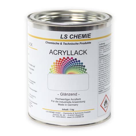 1 kg Acryllack 1K Lack in RAL 8019 Graubraun Glänzend