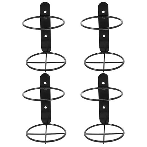 4pcs Wall Mounted Wine Rack Beer Bottle Display Holder Single Bottle