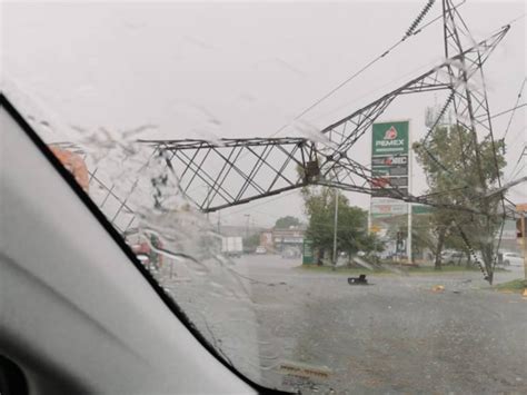 Tormenta Provoca Ca Da De Torre De Alta Tensi N En Nl