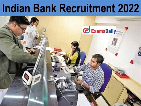 Indian Bank Recruitment 2022 Notification Out Salary Rs100350 Pm