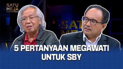 Lima Pertanyaan Yang Diberikan Megawati Untuk Sby Untuk Upaya