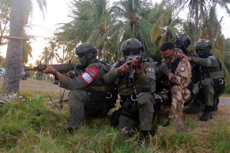 Puncak Latihan Operasi Dukungan Pasukan Khusus Gabungan Tni Al Diakhiri