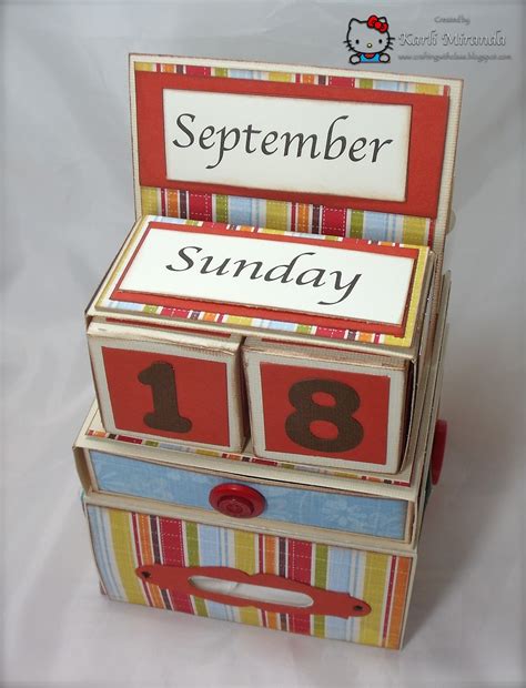 Crafting With Class Desktop Calendar Cube V2