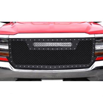 Chevy Silverado Custom Grilles Billet Mesh Led Chrome Black