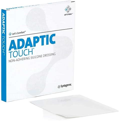 ADAPTIC TOUCH non stick silikonförband 7 6 cm x 11 cm 10 stycken