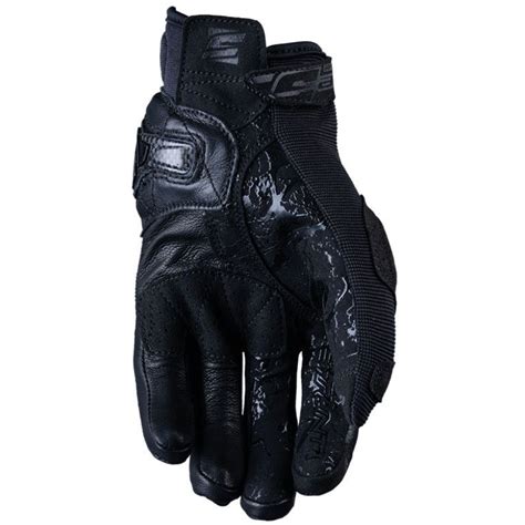 Gants moto été STUNT EVO WOMAN FIVE GLOVES NOIR Motoshopping