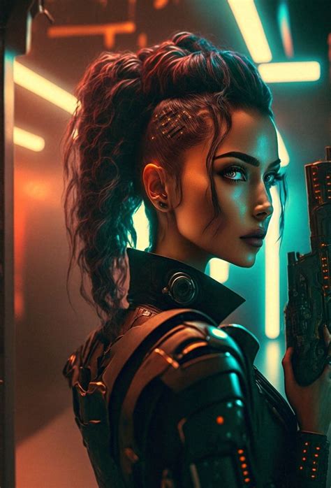 Pin By Antarik Fox On People Fantasy Art Women Cyberpunk Female Cyberpunk Character