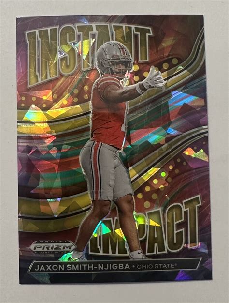 Jaxon Smith Njigba Prizm Draft Picks Gold Rc Instant Impact Ohio