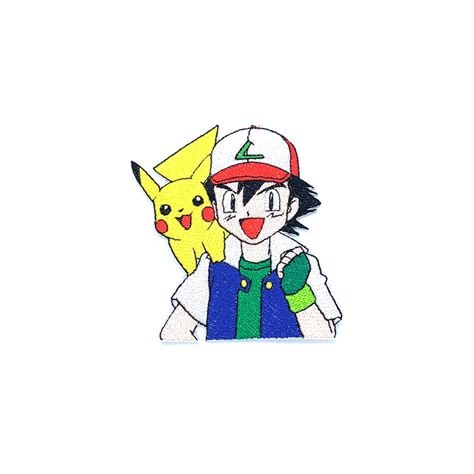 Patch Bordado Pok Mon Ash E Pikachu Elo Produtos Especiais