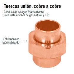 Compra En Linea Tuerca Union Cobre A Cobre FOSET En ConstruActivo