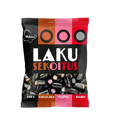 Конфеты Лакричные Laku Sekoitus 250гр купить по цене 340 р ☛ Доставка ...
