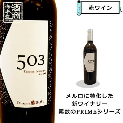 ドメーヌ コーセイ 503 塩尻メルロ 2020 赤ワイン 750ml ドメーヌ コーセイ 長野県 112320200 日本酒