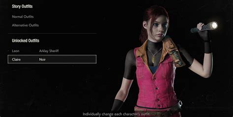 Re2 Remake Someone Fixed Claires Classic Costume Rely On Horror