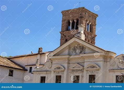 The Bell Tower Of A Church The Arches That Enclose The Bells Are