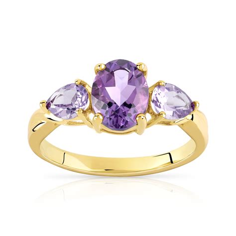 Bague Amethyste Or Jaune