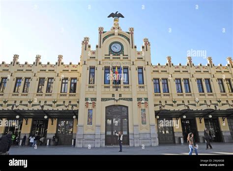 Valencia Estacion Del Norte Comunidad Valenciana Spain Stock Photo