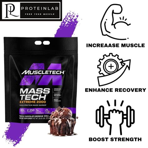 Muscletech Masstech Extreme High Protein Mass Gainer Lbs Lazada