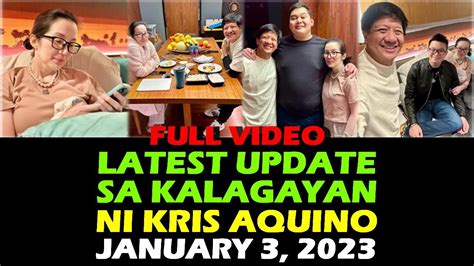 FULL VIDEO Kris Aquino LATEST NEWS LATEST UPDATE SA KALAGAYAN NI KRIS